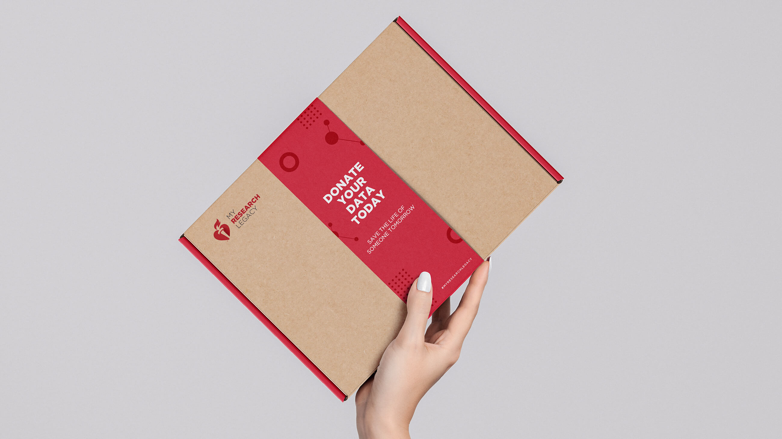 Package design for study participant Fitbit