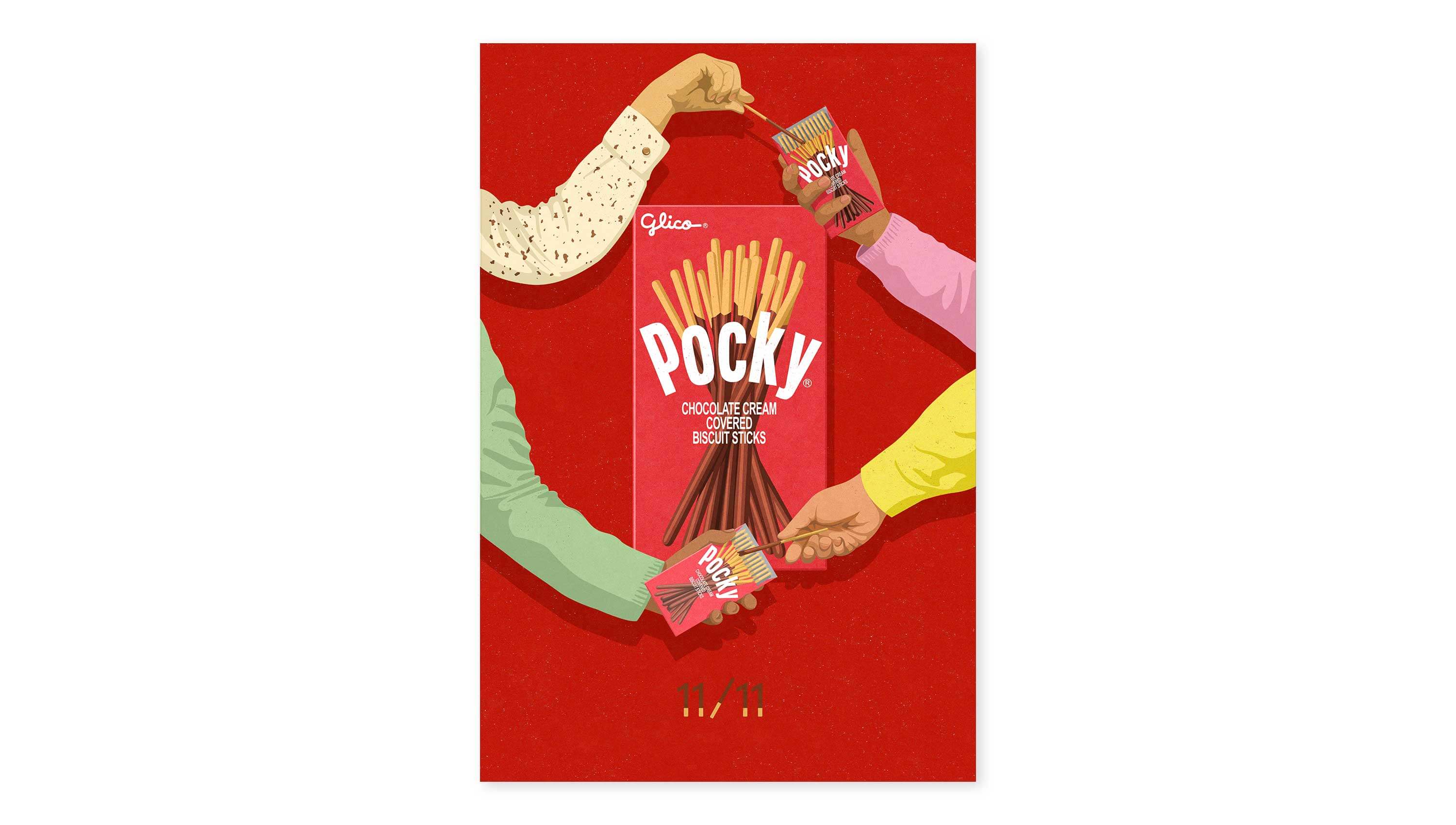 Pocky Day poster design