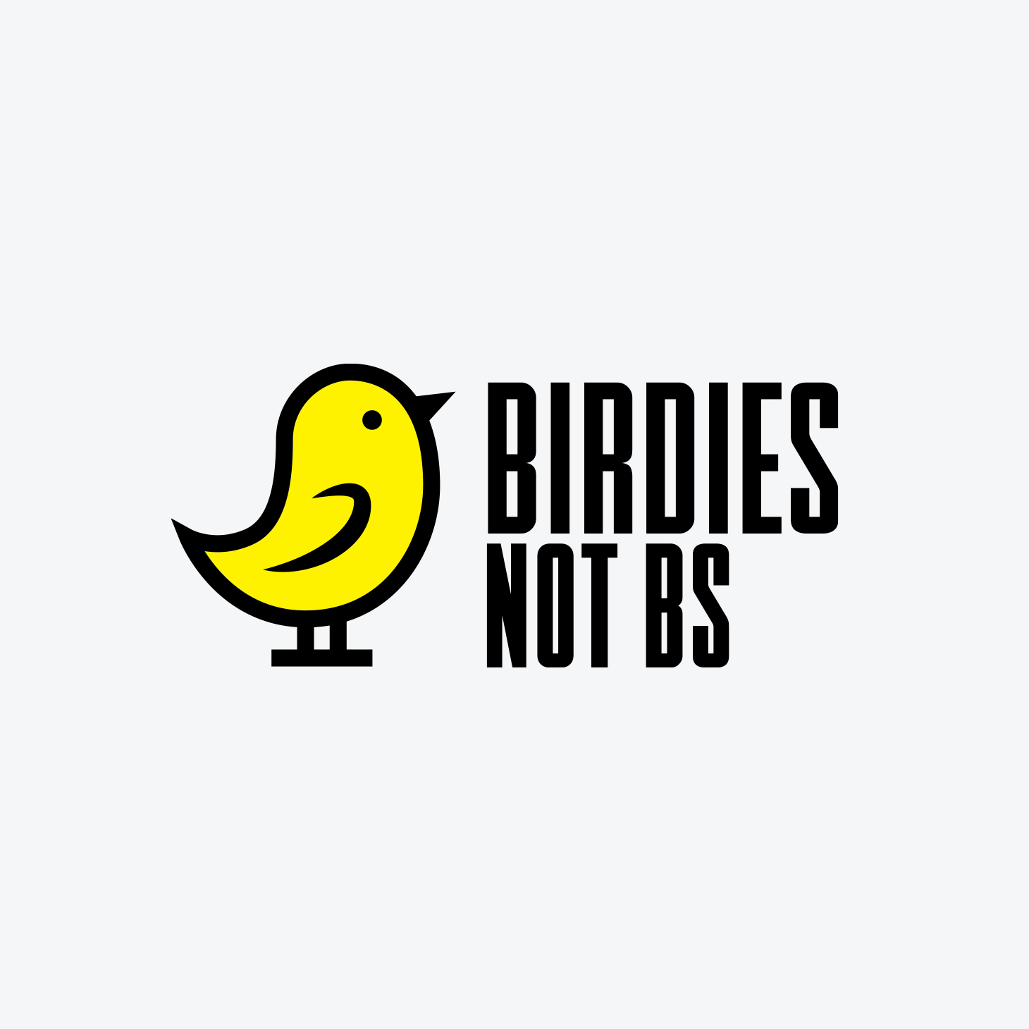 Logo design for Birdies Not BS Podcast