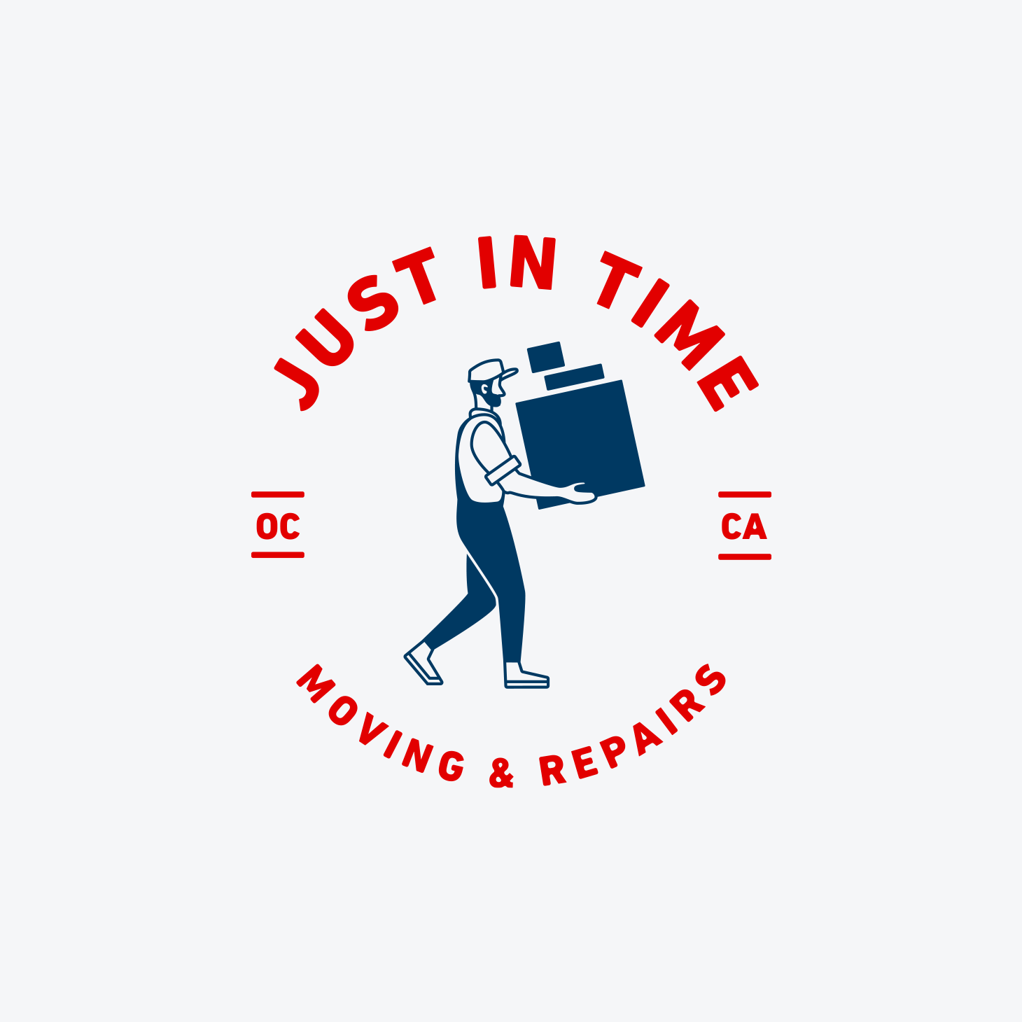 Logo design for Just in time Moving & Repairs