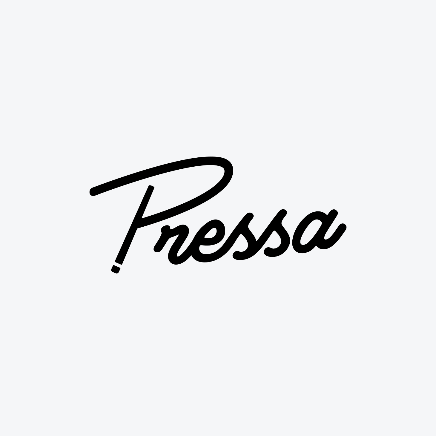 Logo design for Pressa Golf Grips