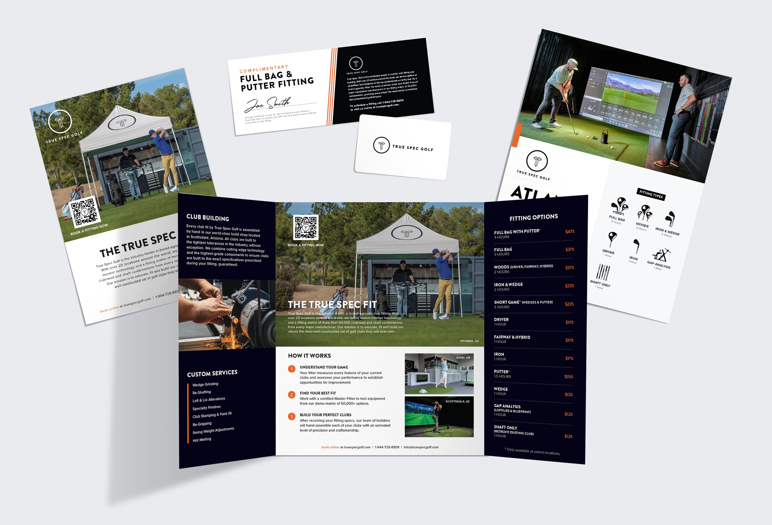 Various printed collateral design