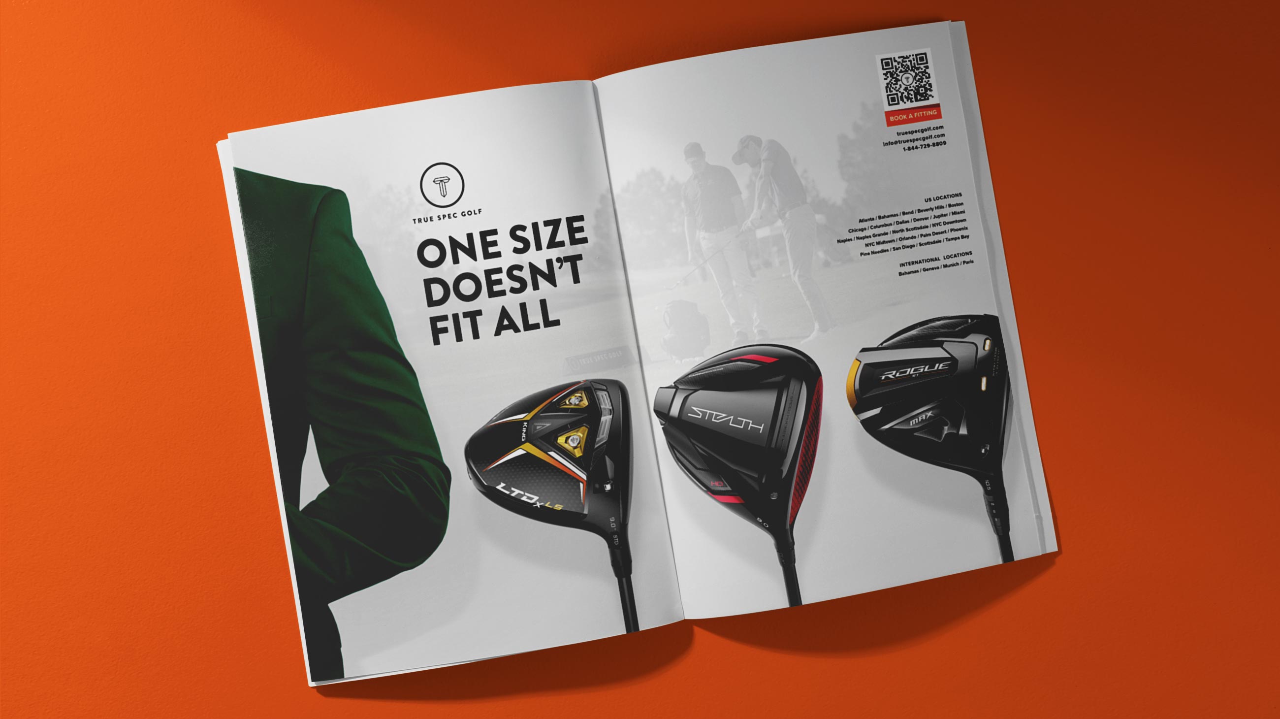 Print ad in GOLF Magazine