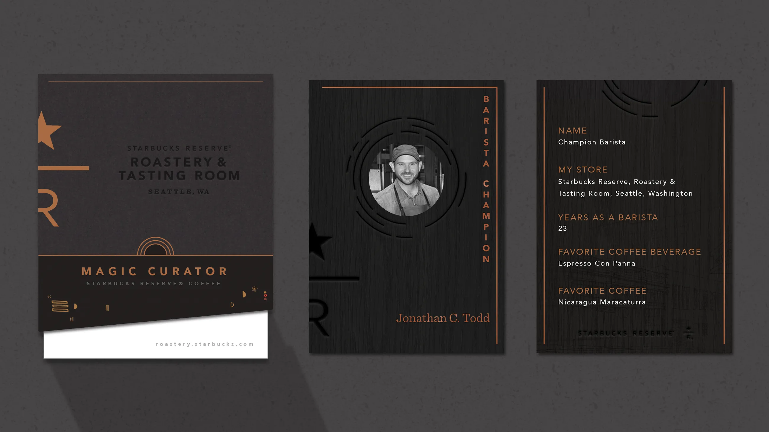 Barista card