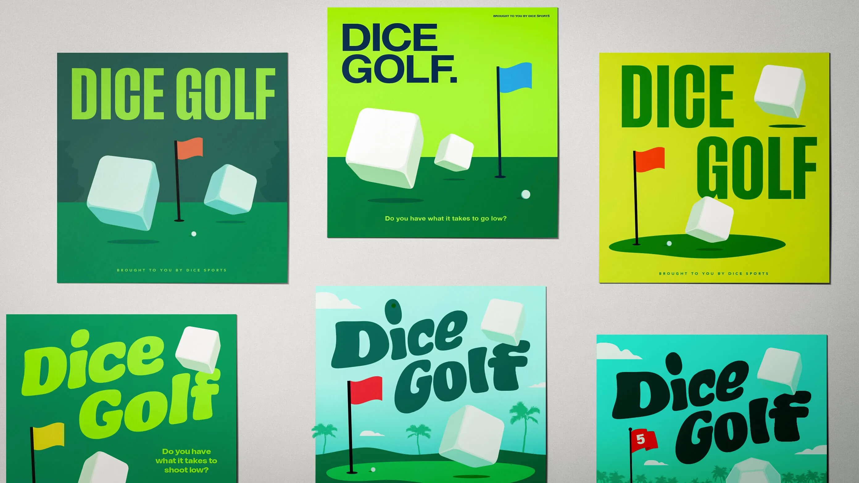 Six cover explorations pinned up