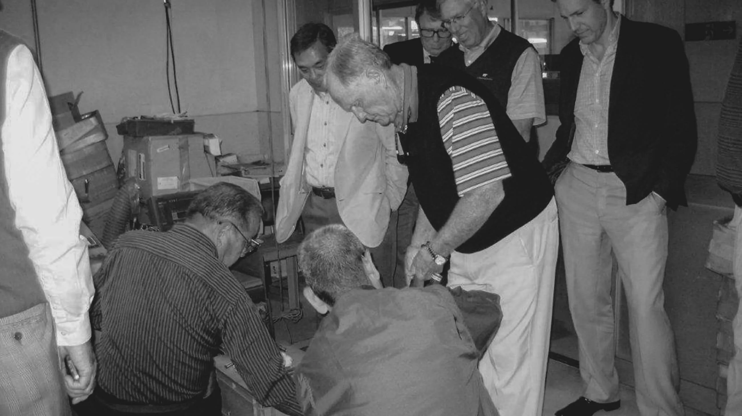 Jack Nicklaus with the Miura team
