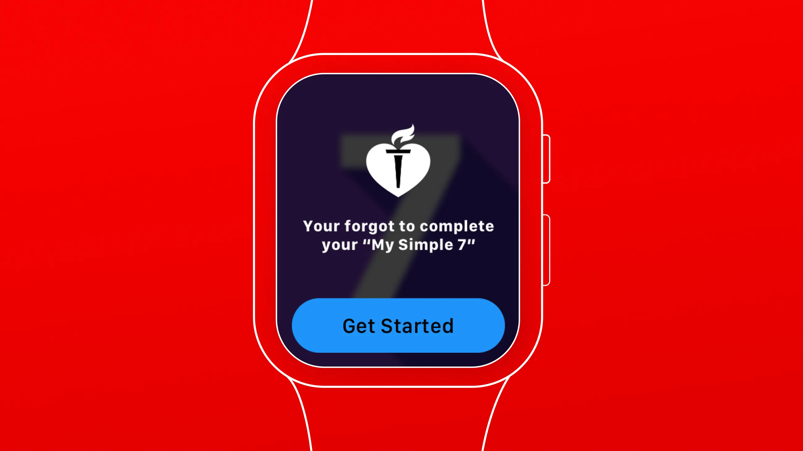 Push notification on a smart watch