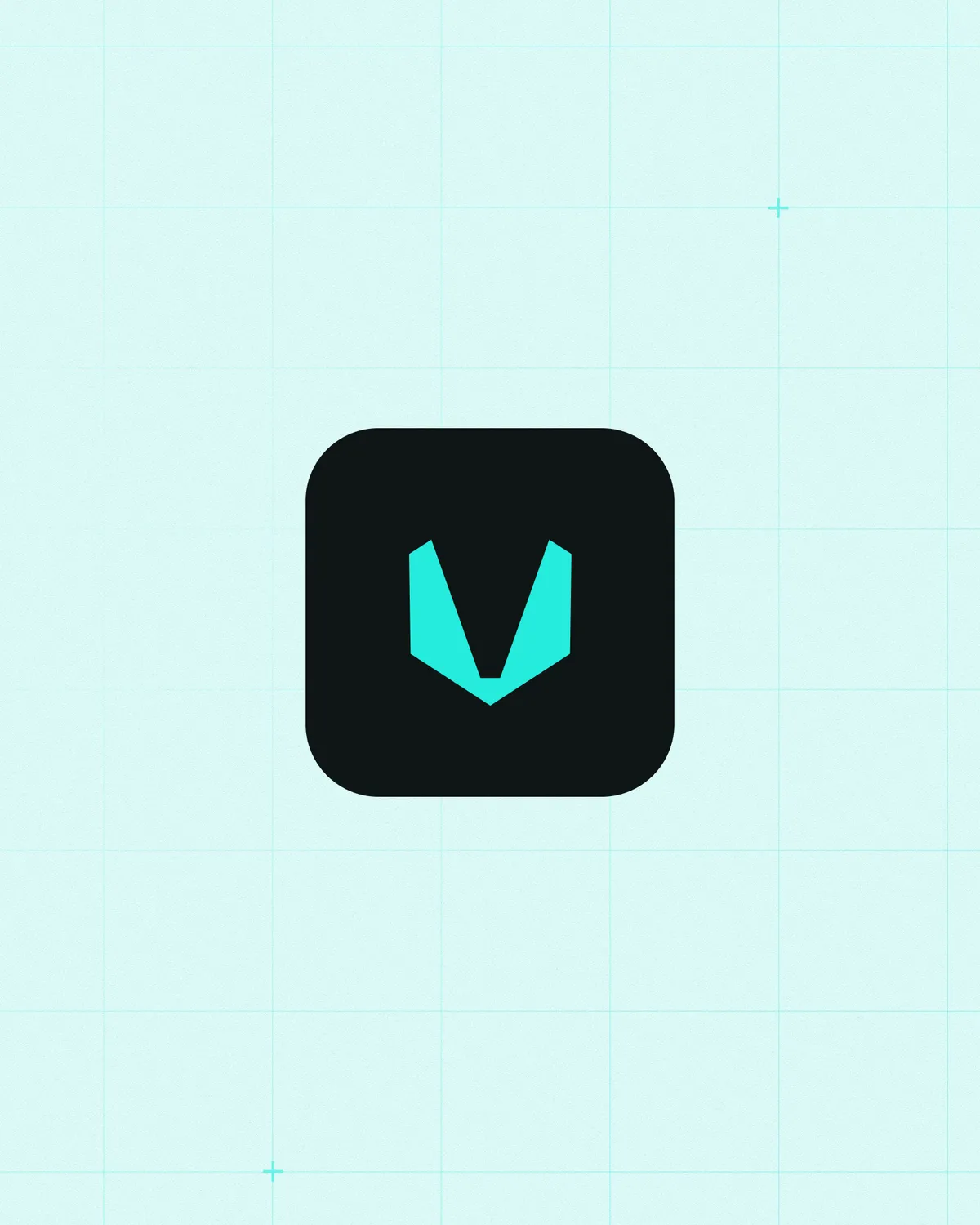 Viaskai logomark and wordmark on a dark green gradient